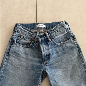 Moussy Vintage Cheval Straight Blue Jeans